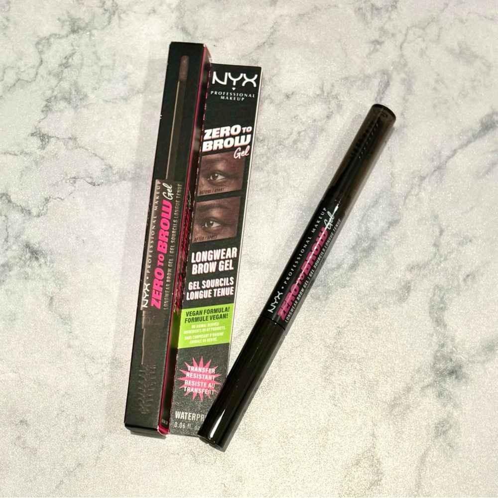 NYX Zero to Brow Gel in Black *BNIB!*
